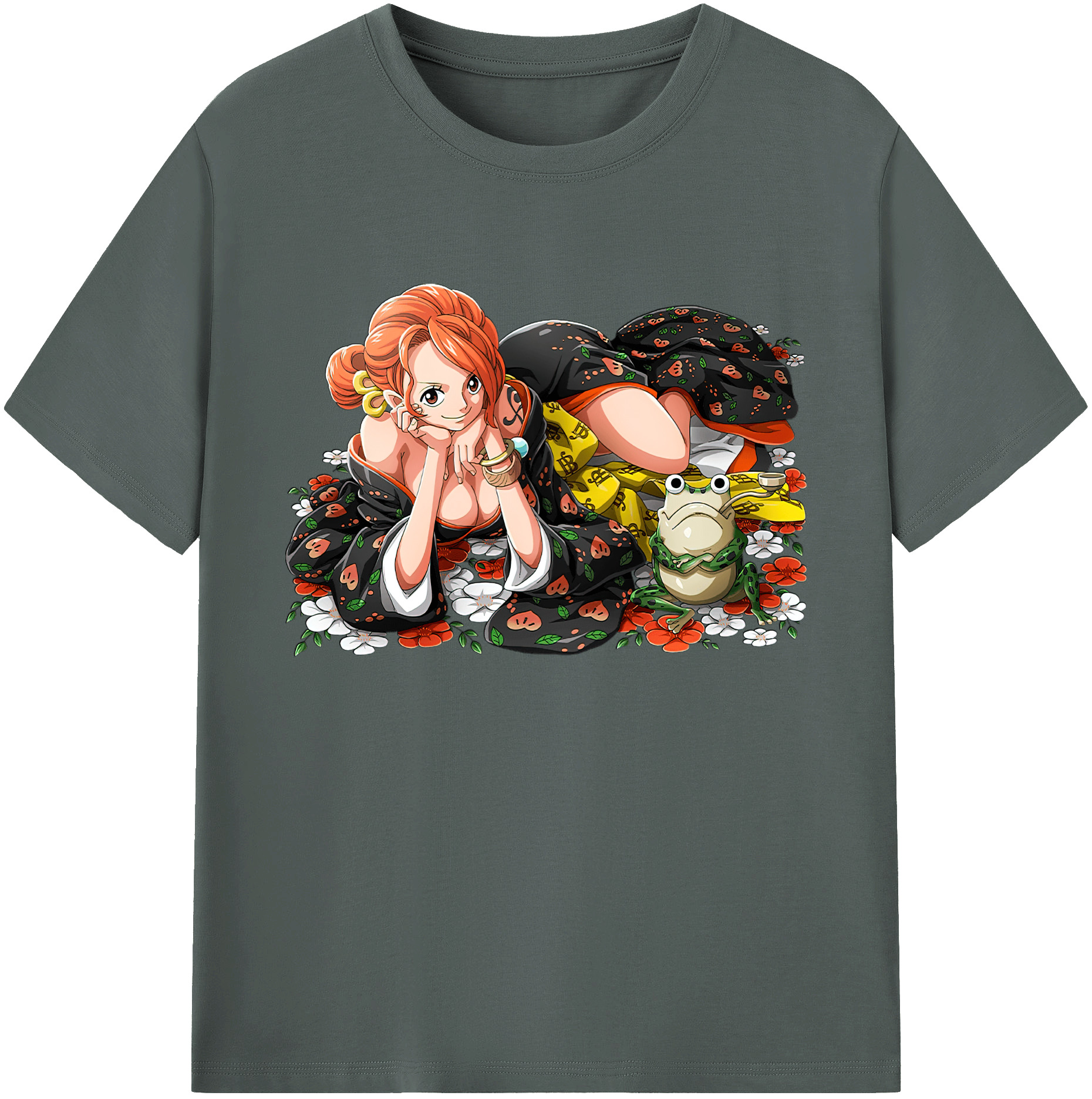 ワンピース ナミ ONE PIECE Nami 綿100％ メンズ半袖Tシャツ｜肌触りやわらか＆通気性